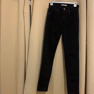 Levi’s Black 721 High Rise Skinny Jeans Size 27